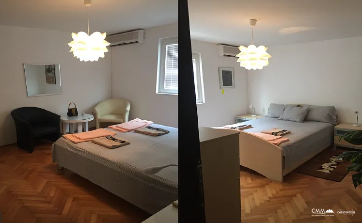 Tivat'ta büyük havuz ve bahçeli nefes kesici villa satılık